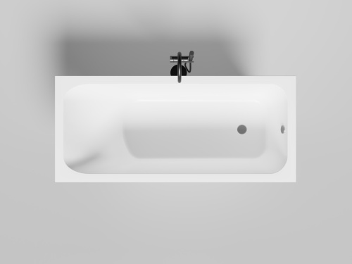 Ванна из искусственного камня Salini ORLANDA 102027M 170х75 встраиваемая прямоугольная с ножками - фото 2